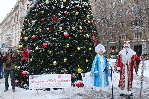 Коледна елха от Москва