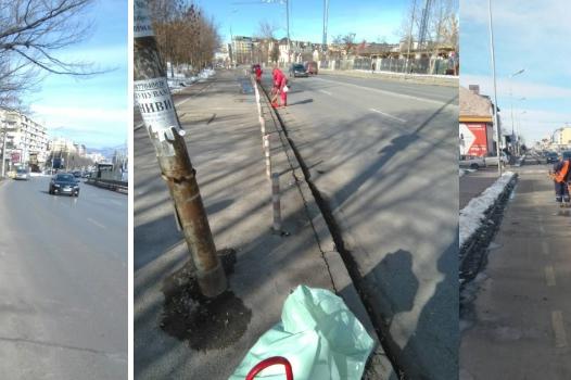 Изчистени улици в София