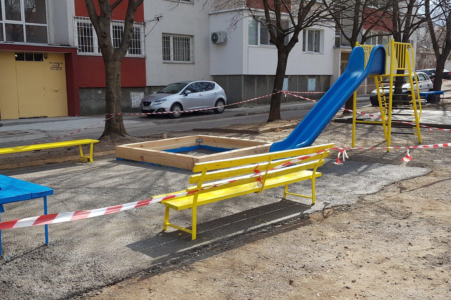 Детски площадки в район Витоша