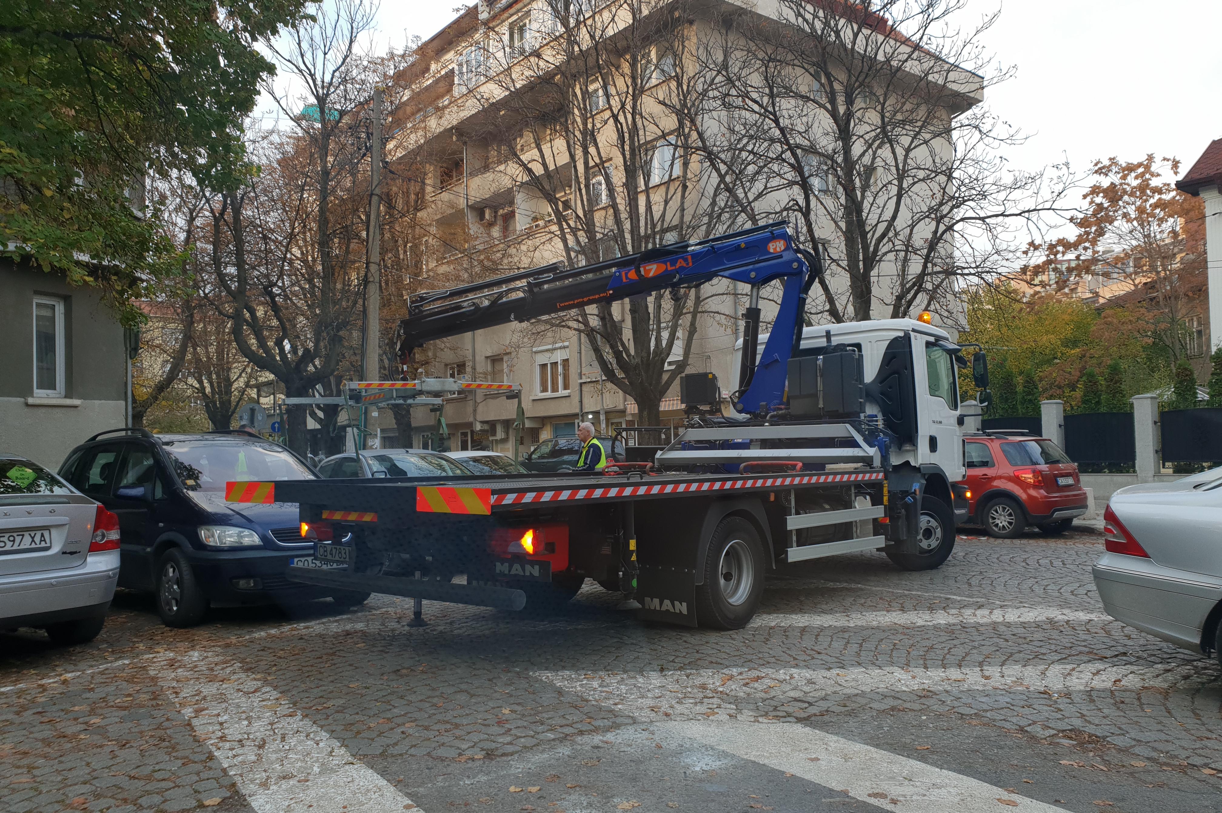 ремонт по улиците в София