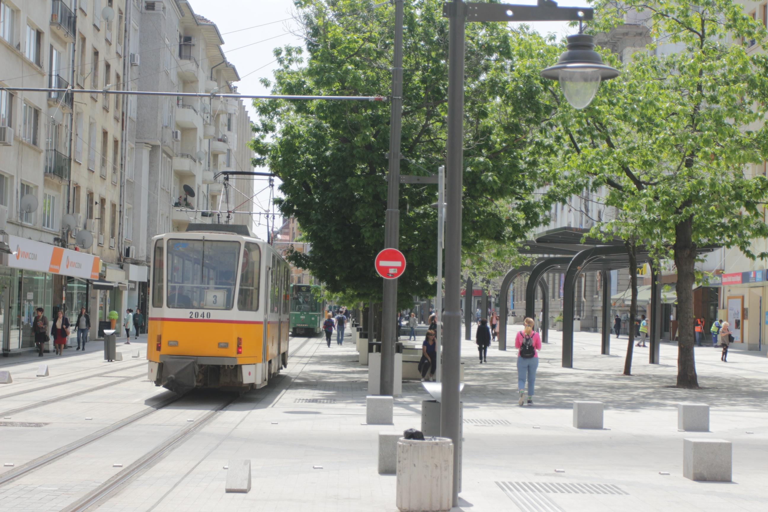 Трамвайно трасе по ул. Граф Игнатиев