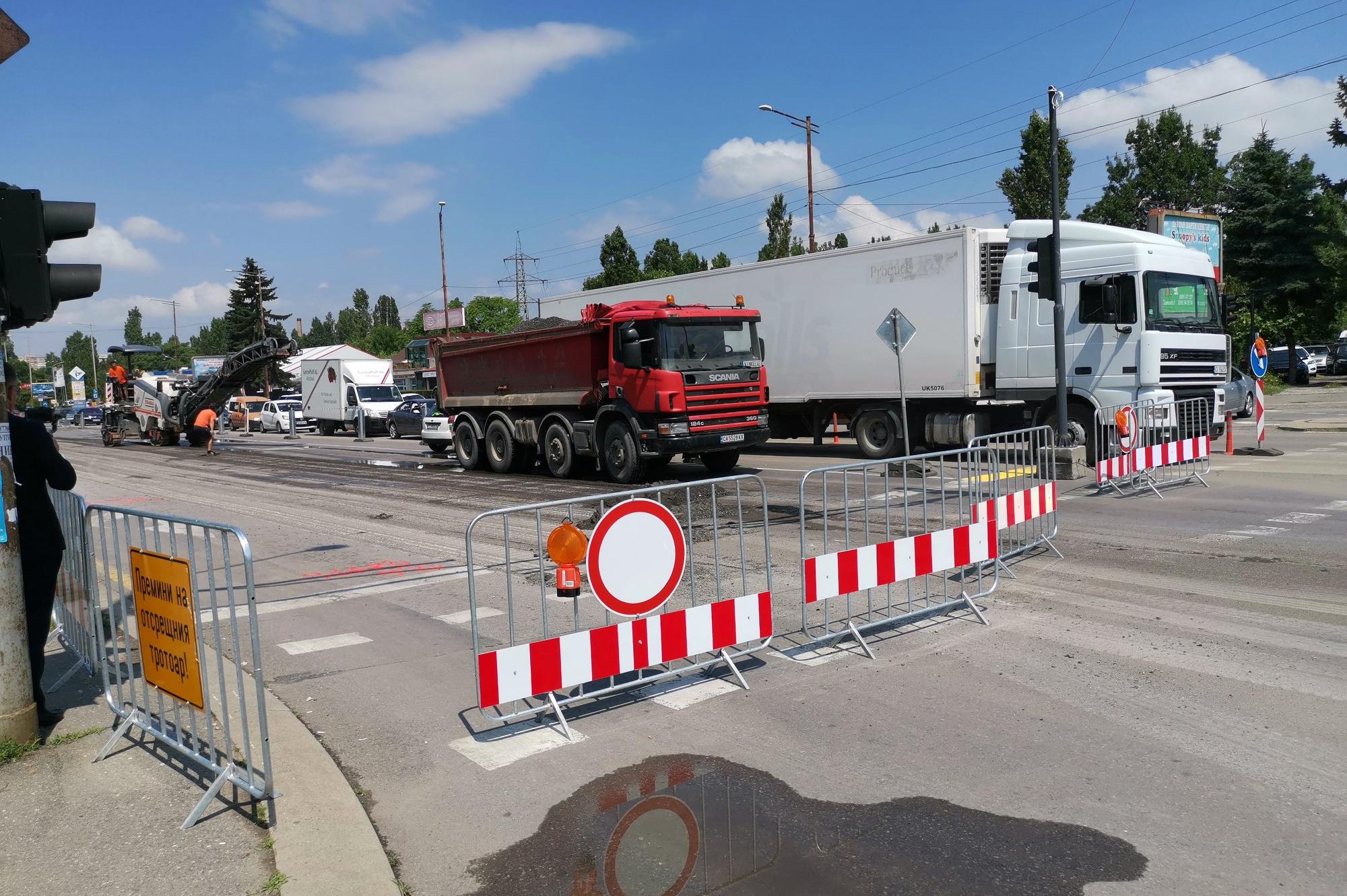Дончо Барбалов провери започналия ремонт на Искърско шосе