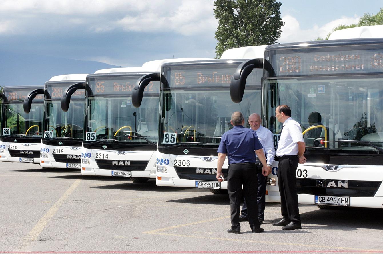 Нови автобуси в гараж Малашевци