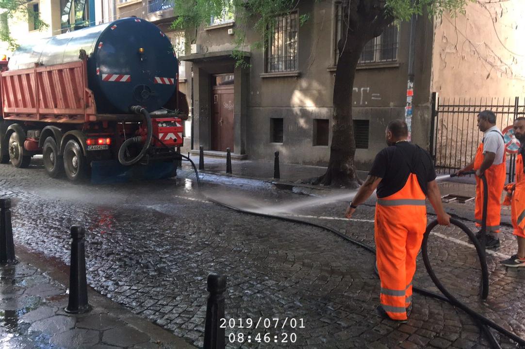 миене на улици