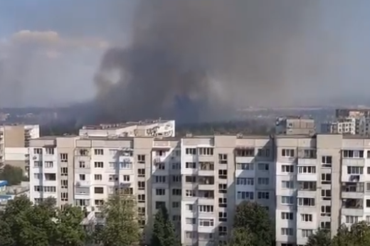 Пожар край Горубляне