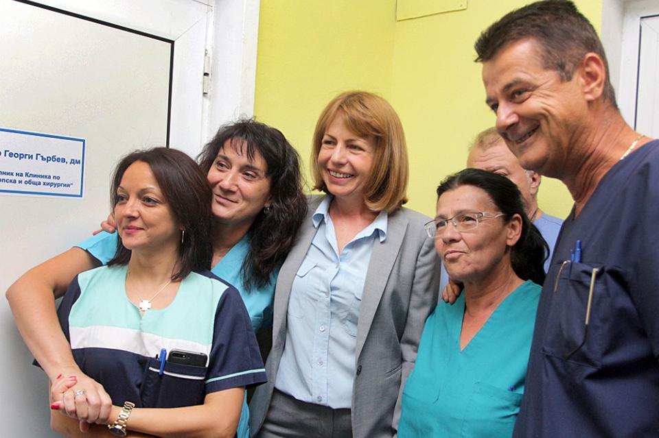 Проверка на Йорданка Фандъкова в Първа градска болница