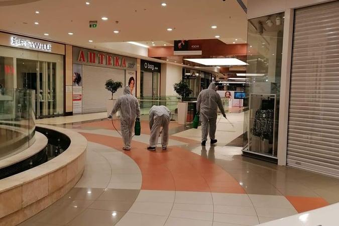 Дезинфекцират столичен мол