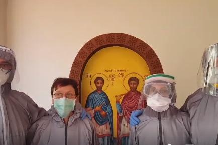 Лекари и сестри от ВМА и "Пирогов" с призиви към хората за Великден