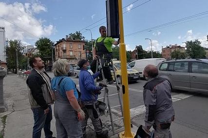 Слагат нов светофар на кръстовището на "Раковски" с бул. "Сливница"