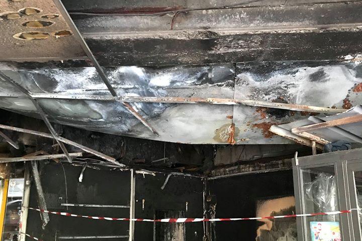 Опожареният таван на подлеза на "България" и "Гоце Делчев" е опасен