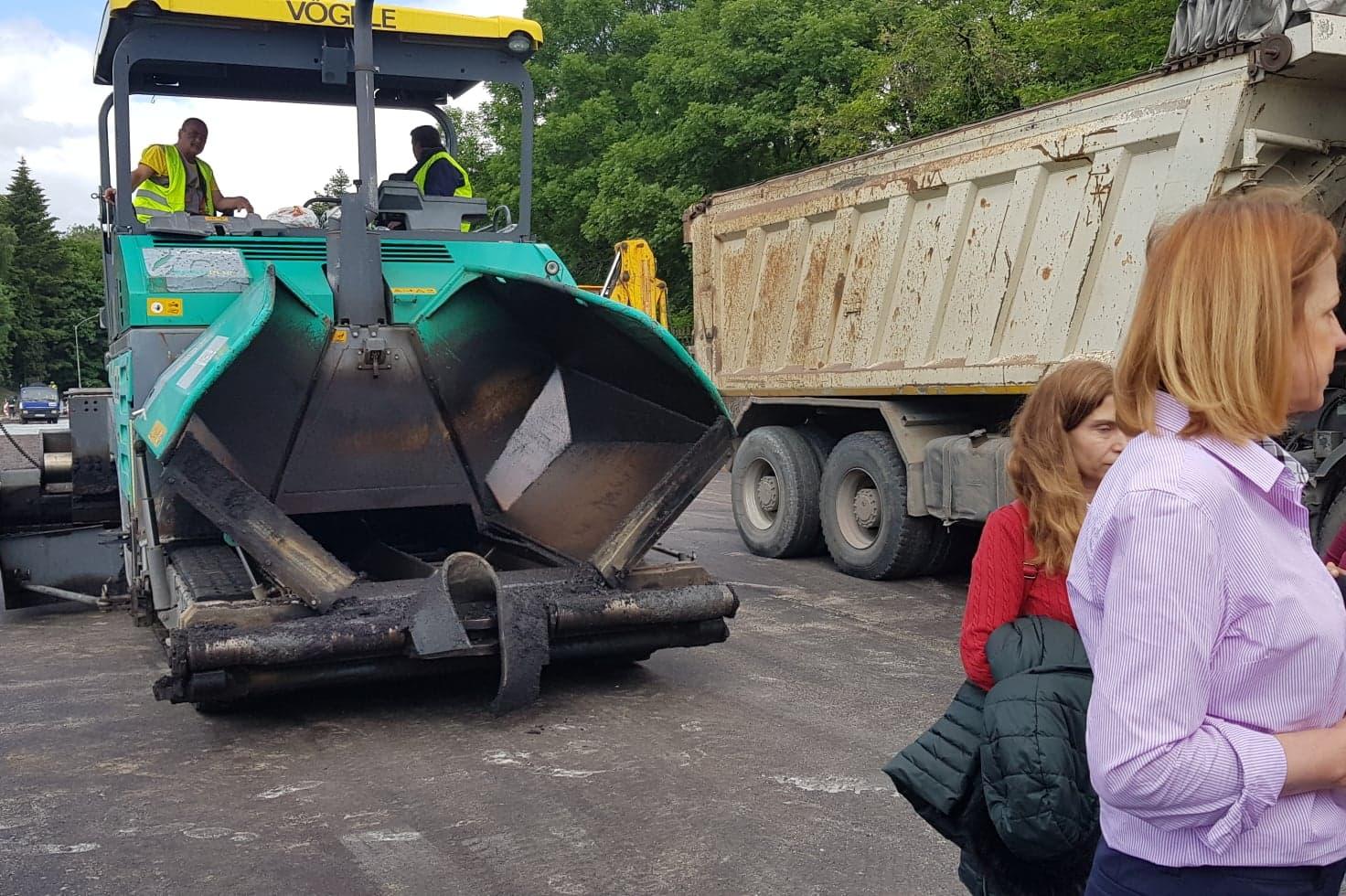 Двупосочна велоалея след ремонта на "България" в Бояна