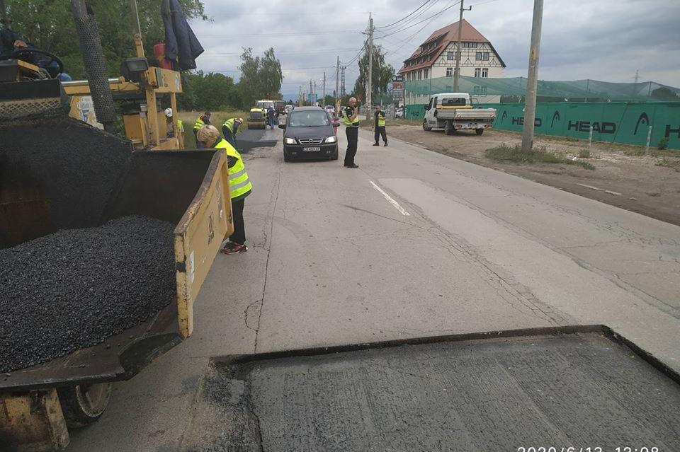 Временно спират ремонта по Самоковско шосе