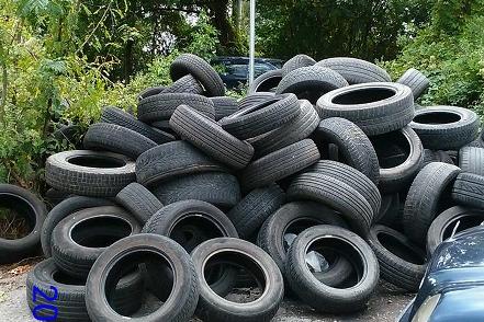 В София: До 2 хиляди лева глоба, ако изхвърлим старите гуми където не трябв