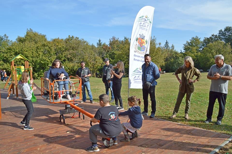 На Витоша откриха нова спортна площадка за хора с увреждания