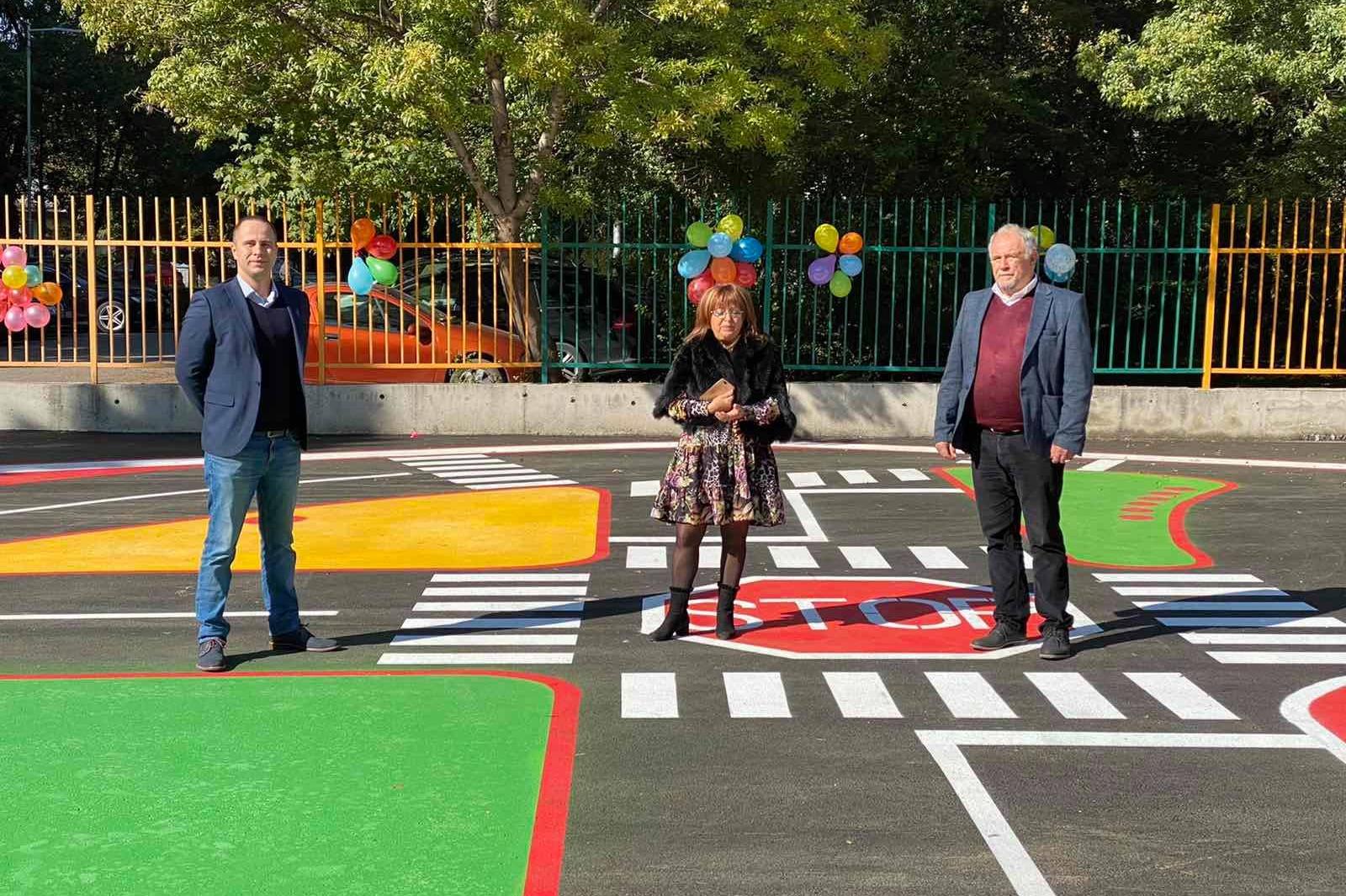 Нова площадка за пътна безопасност за малчуганите от 7 ДГ "Детелина"