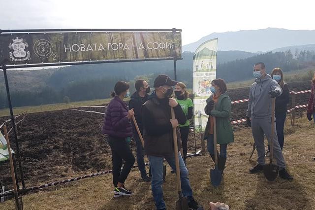 9500 засадени дръвчета в Новата гора на София (СНИМКИ)