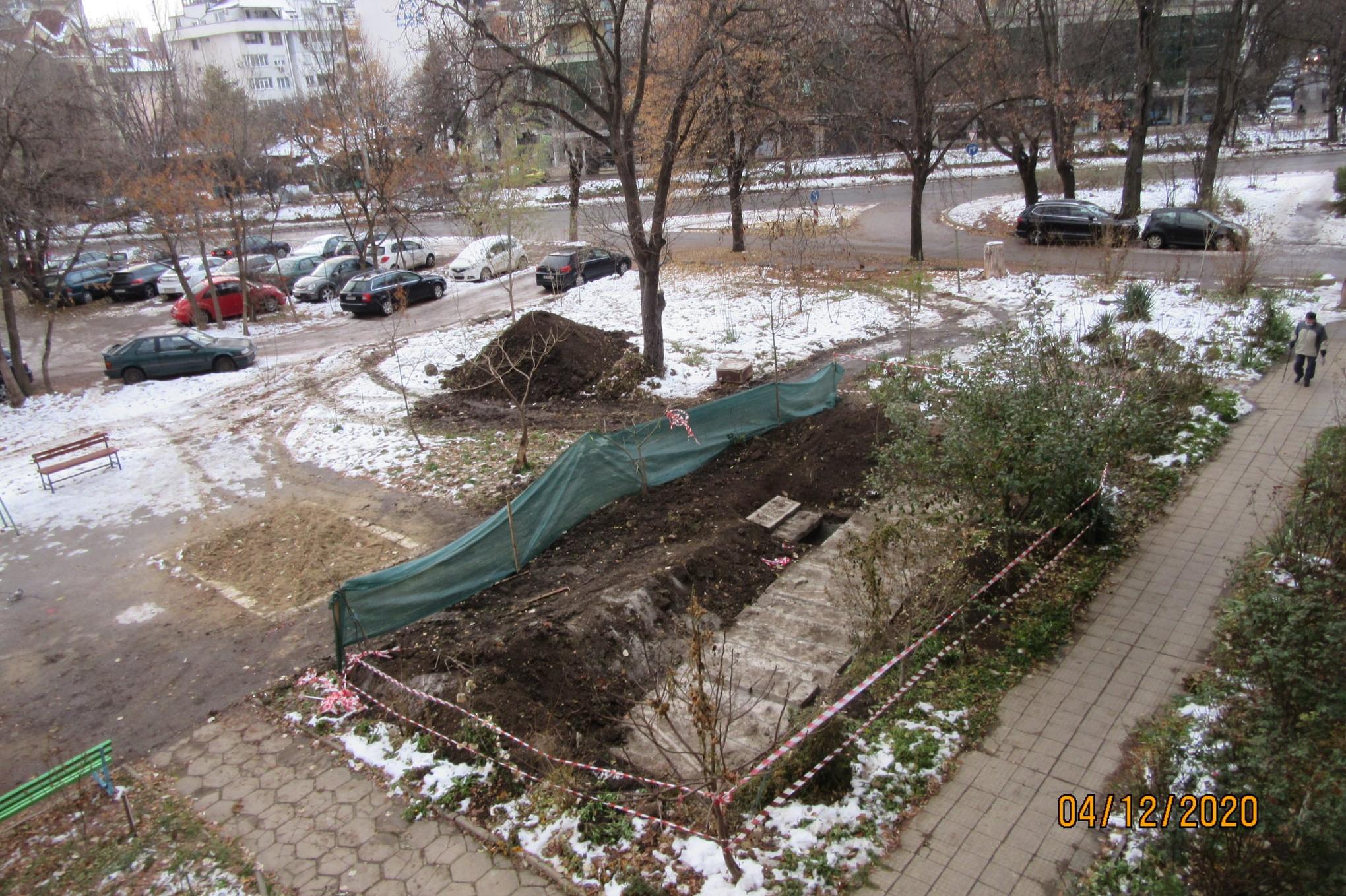 Изкоп до детска площадка в Хиподрума тормози жителите