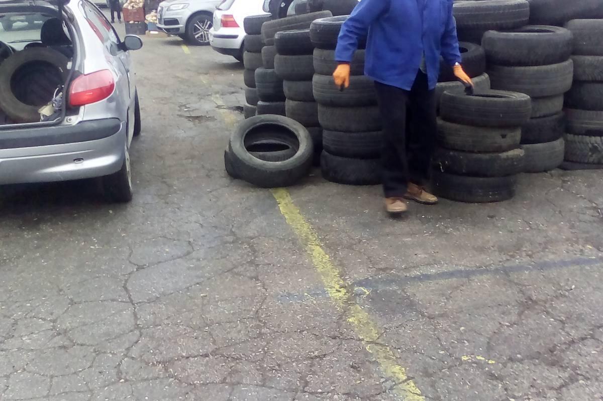 Събраха над 1100 стари гуми в "Курило"