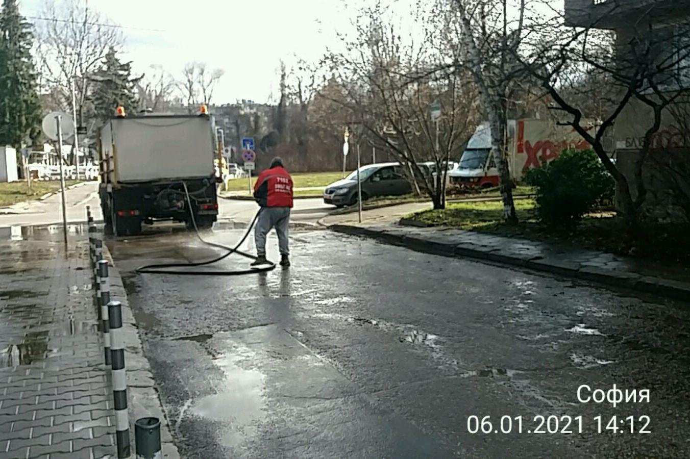 Измиха улици в Иван Вазов