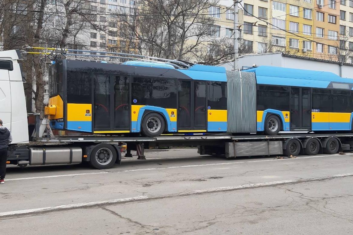 Чисто нови тролеи пристигнаха в София, тръгват по линия 6 и 7