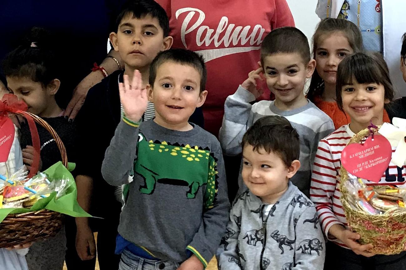 Децата от диабетната група на 124 ЦДГ с изненада за медиците от "Св. Иван Р