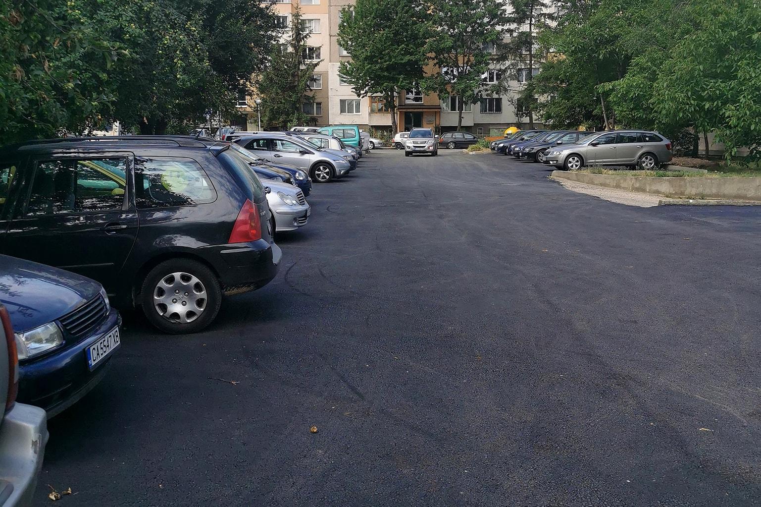 Три нови паркинга са готови и се ползват от хората в „Люлин“
