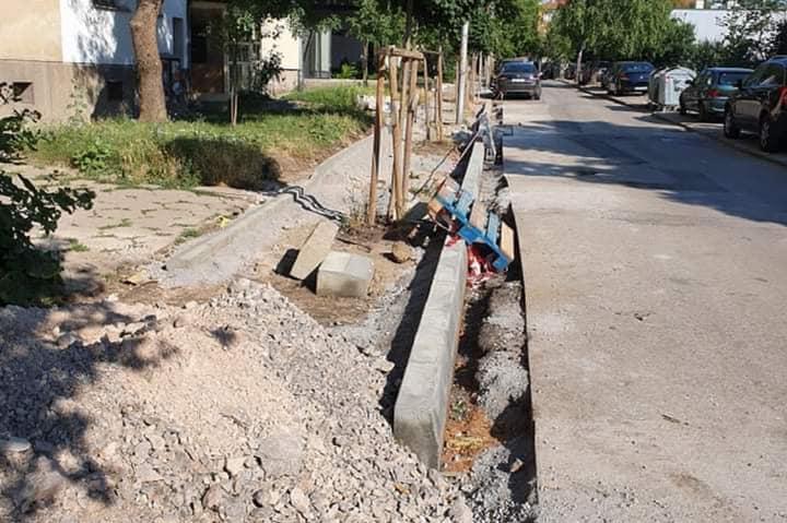 Стартира вторият етап от ремонта на тротоарите по  ул."Майор Юрий Гагарин"