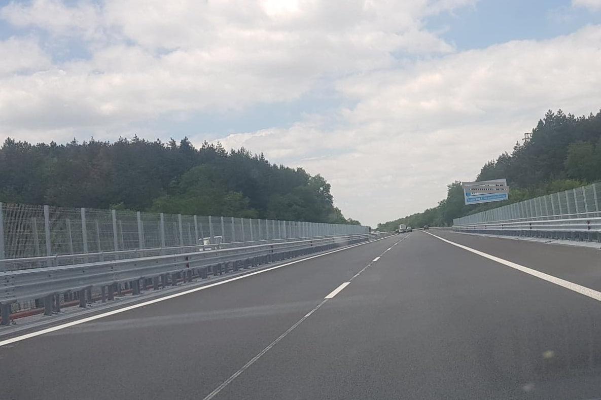 Ограничава се движението от 13-ти до 18-ти км на "Тракия"в посока Бургас