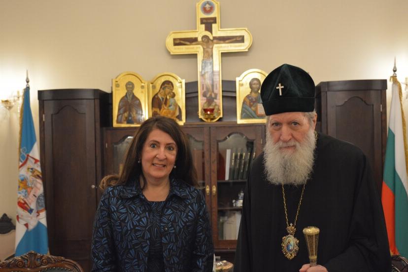 Патриарх Неофит прие на среща Херо Мустафа в София