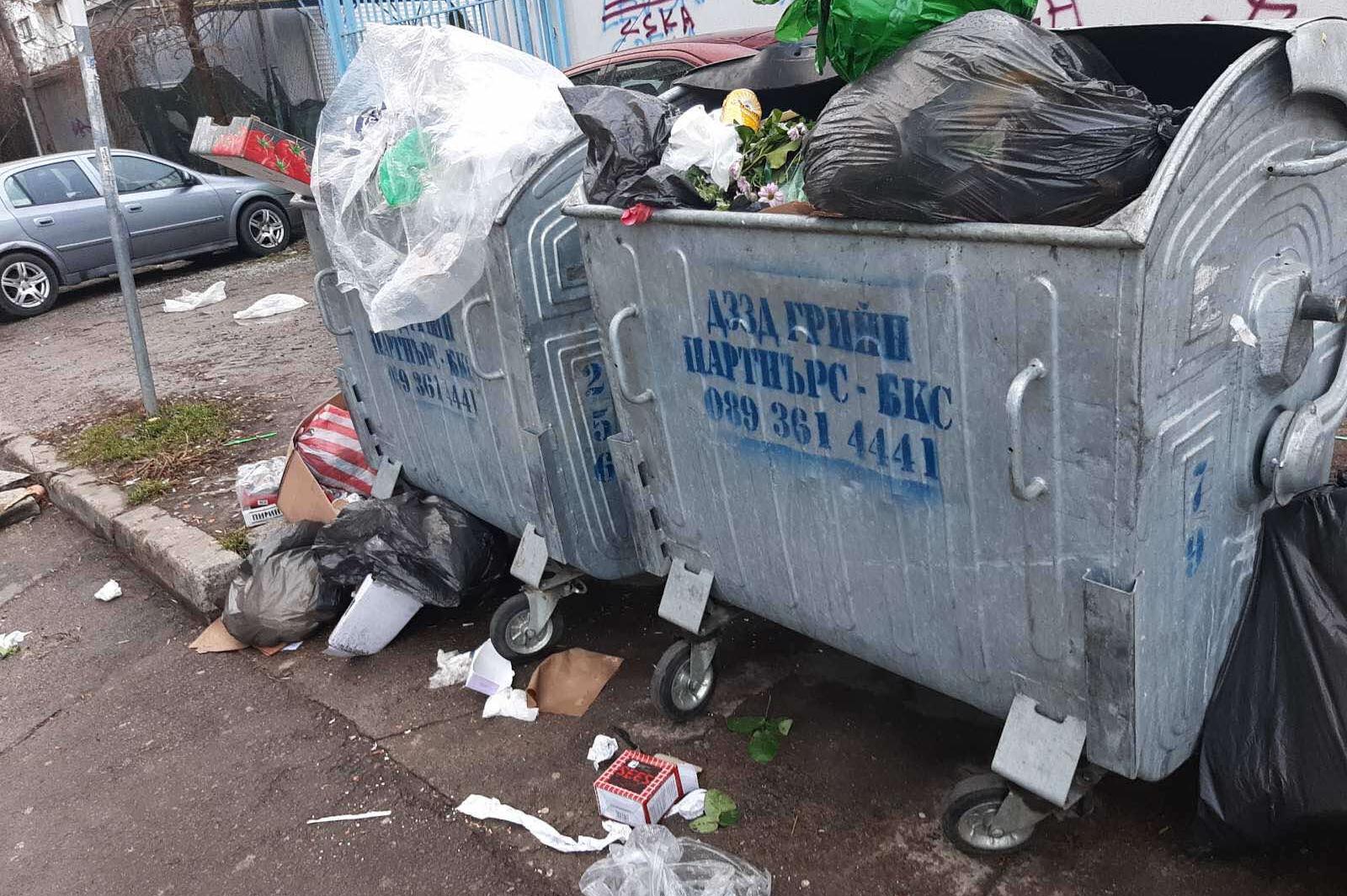 Глобиха 10 търговски обекта в район „Изгрев“ за смесване на отпадъци