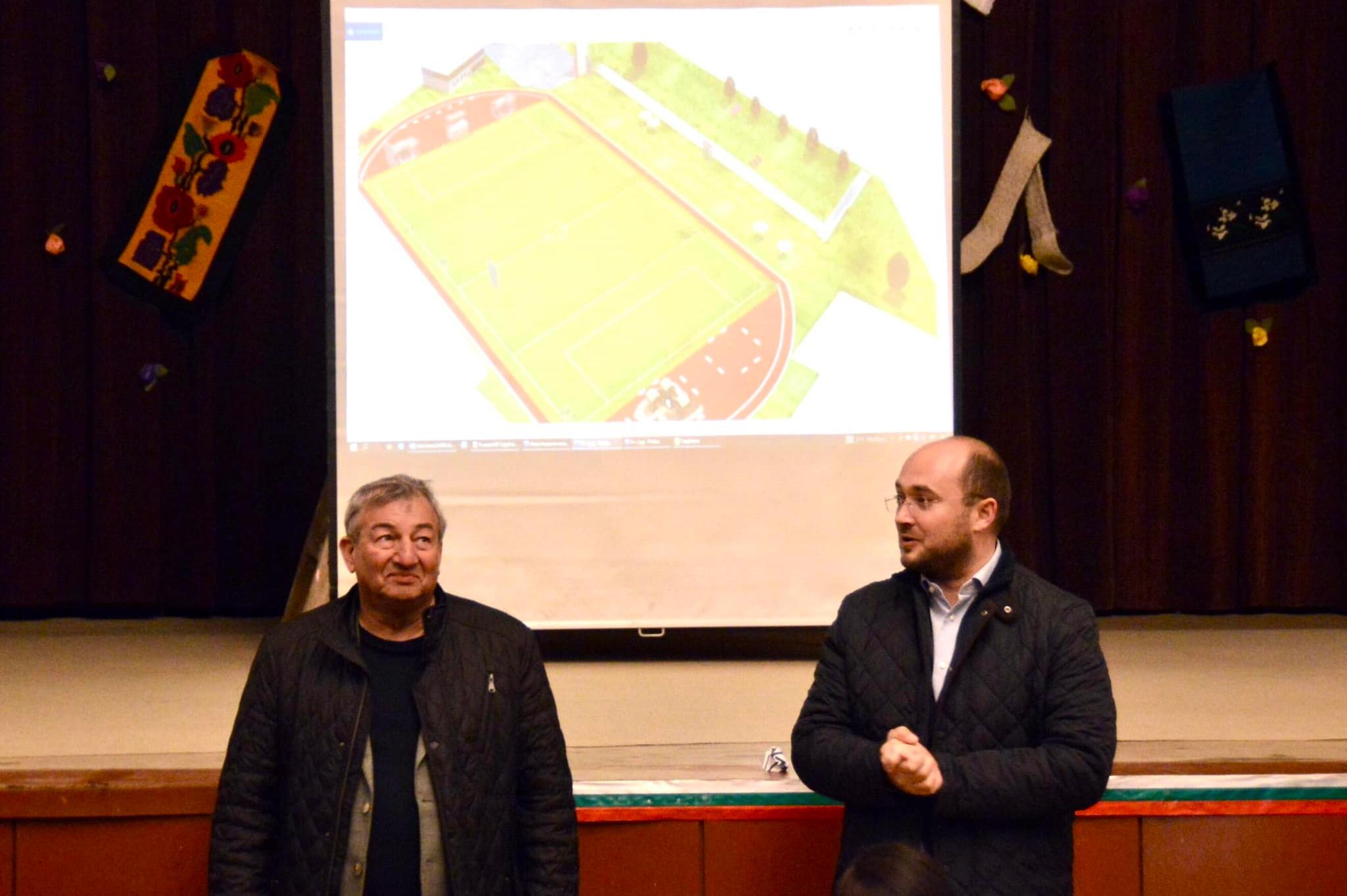 В Горубляне обсъждаха проект за цялостнто реновиране на стадиона
