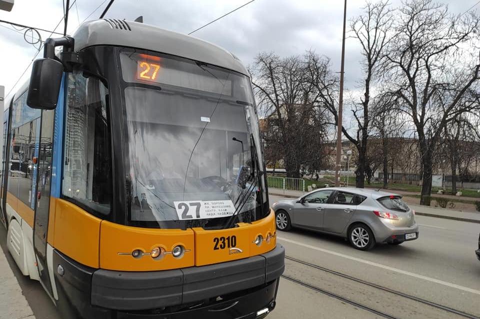 Нова трамвайна линия №27 тръгва от днес в София (СНИМКИ)