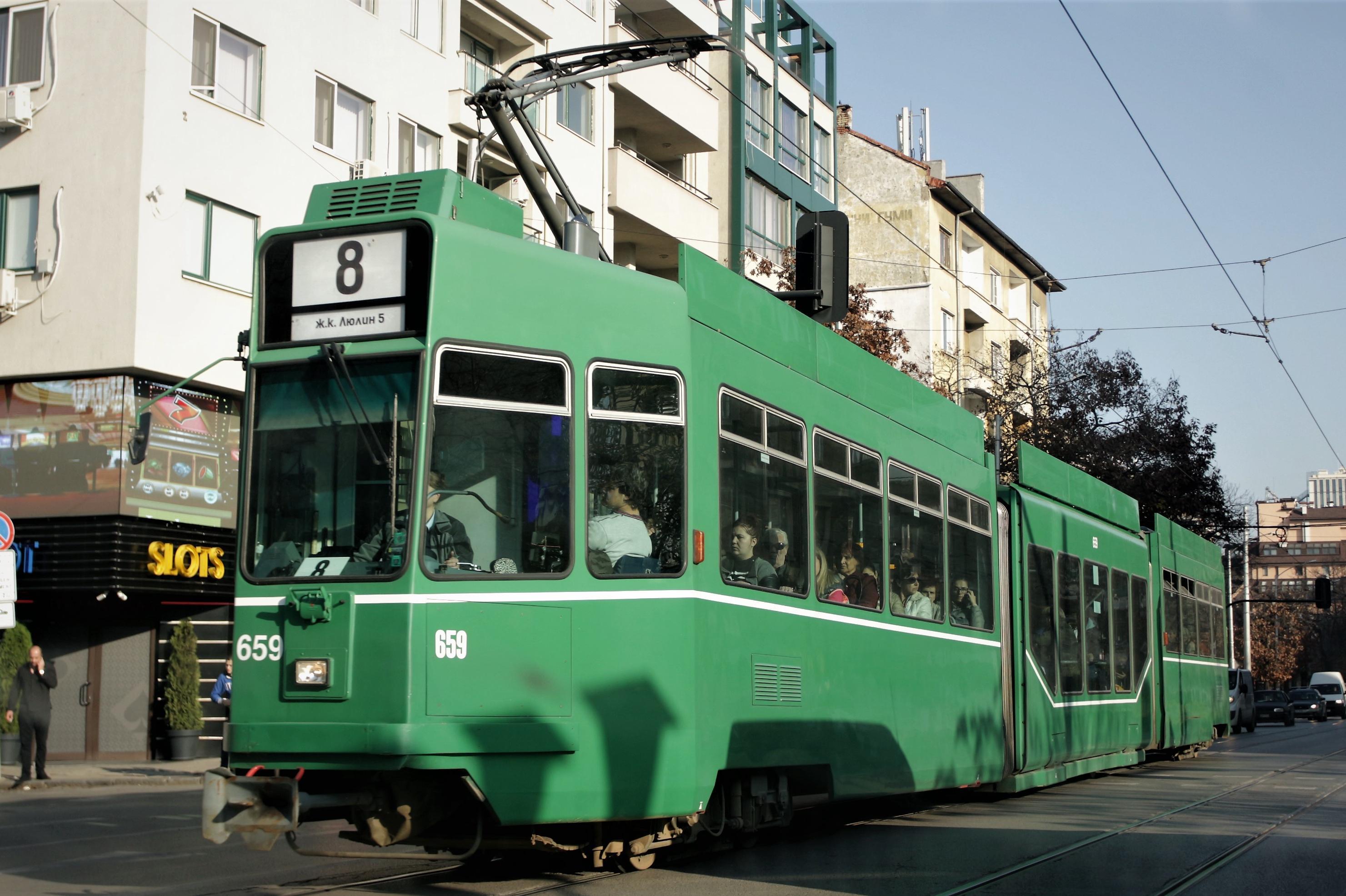 Временно се променя маршрутът на Трамвайна линия №8