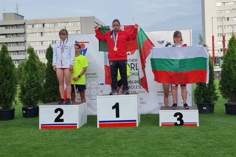Радена Ангелова спечели бронзов медал на Световното в Нимбурк за атлети с Д