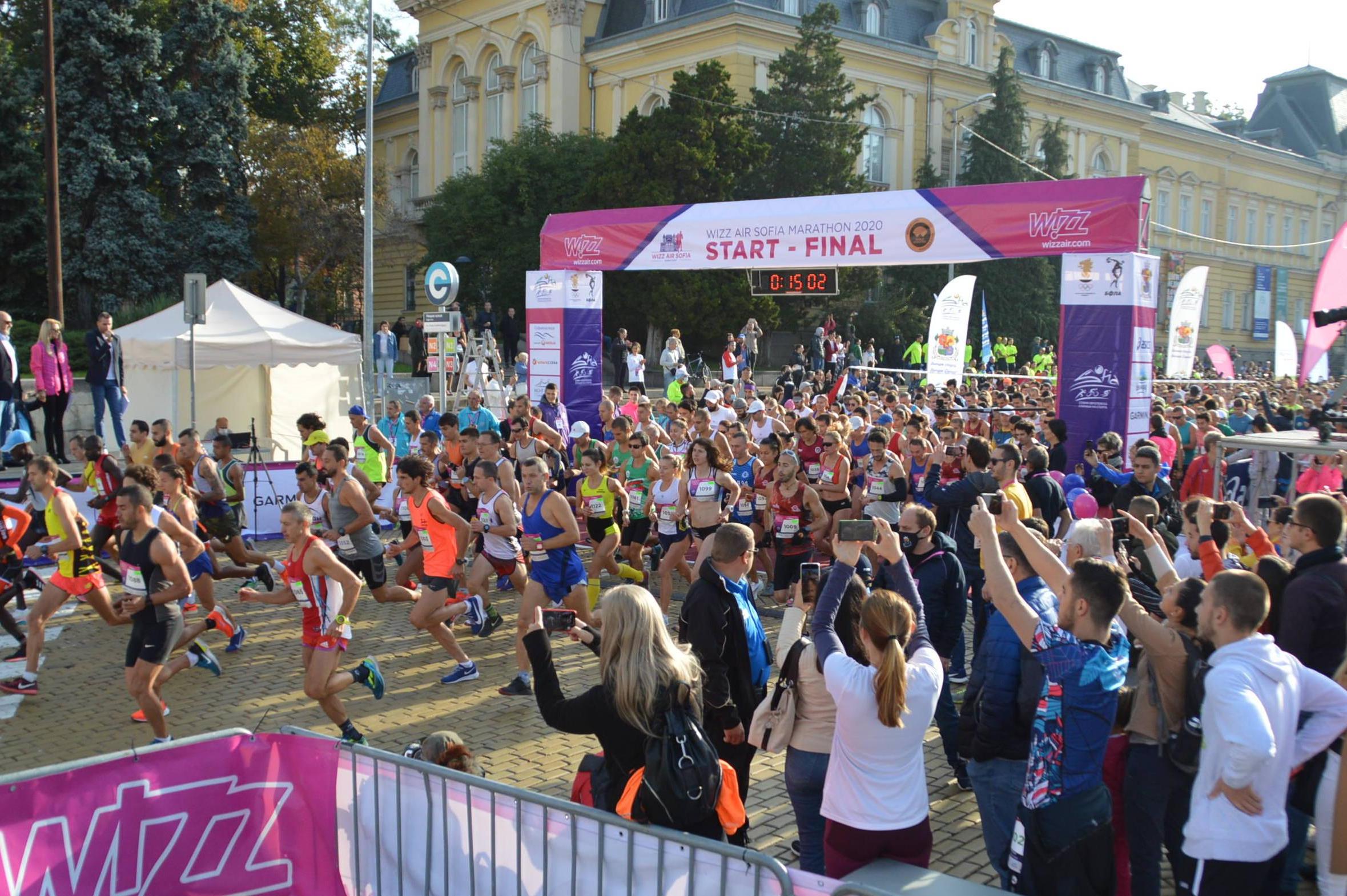 Старт за хора с трансплантации на Wizz Air София маратон 2022