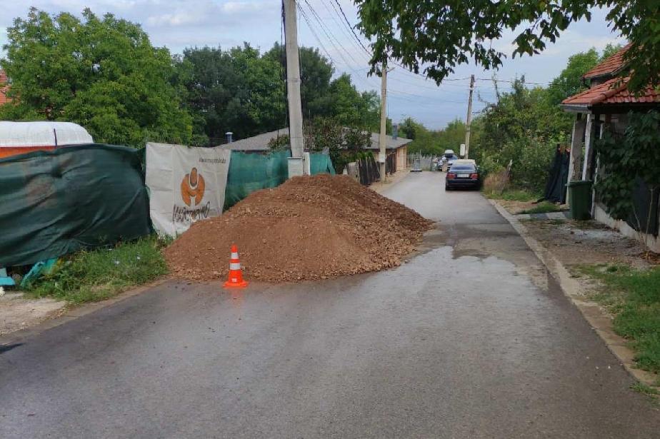 Пясък на пътя в Панчарево донесе санкция на извършителя