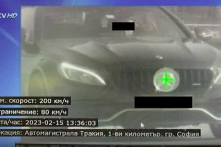 КАТ: Камерите в София са заснели шофьори с 213 км/ч