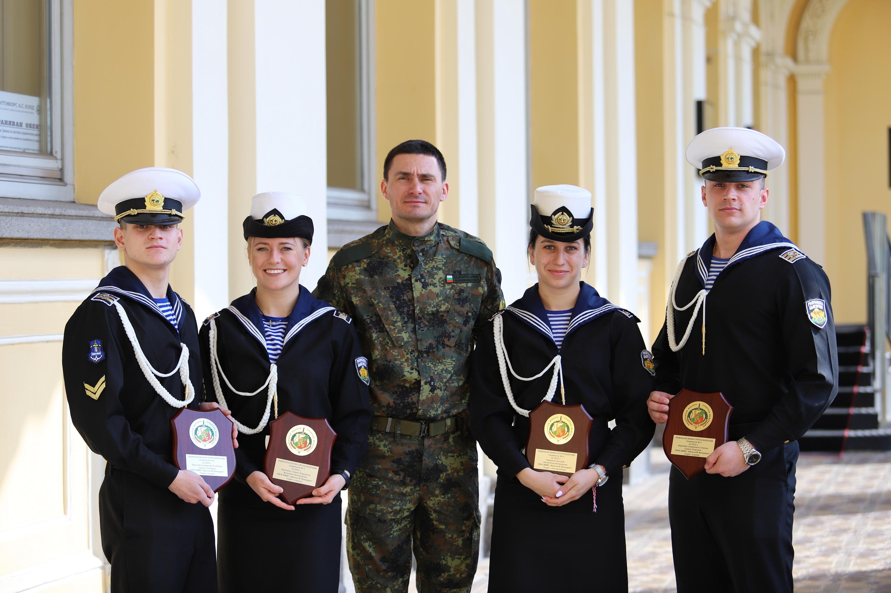 Бъдещи военни лекари от ВМА – София в топ 10 на най-добри спортисти