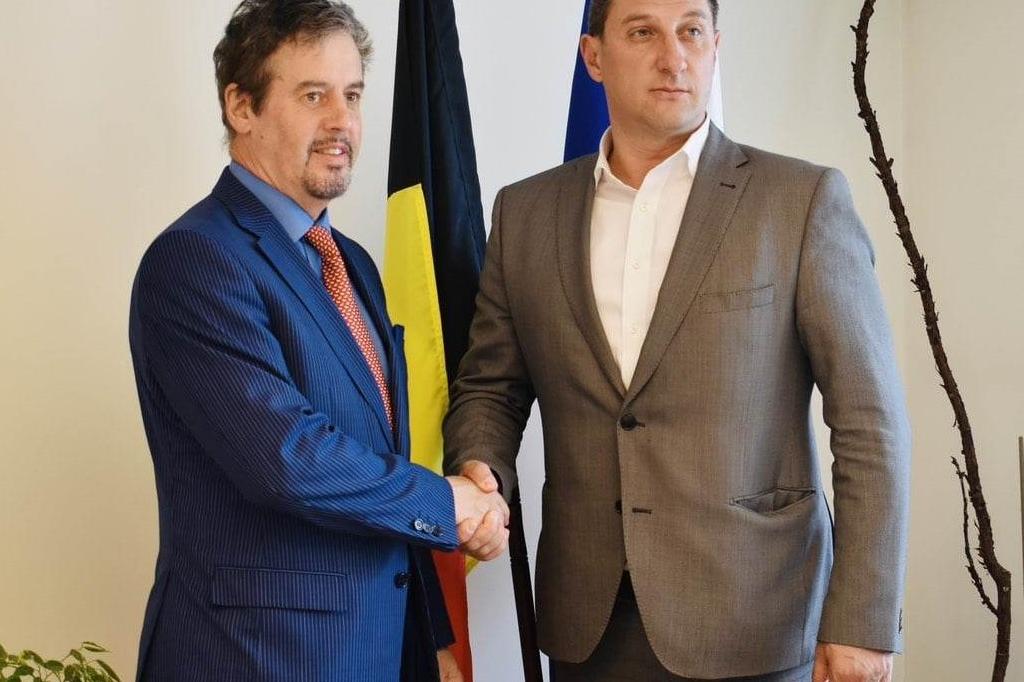 Кметът на столичния "Сердика" на работна среща с посланика на Белгия