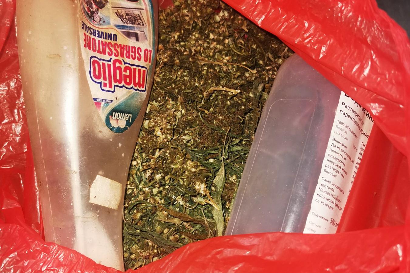 Иззеха почти 2 кг марихуана от къща в Златица