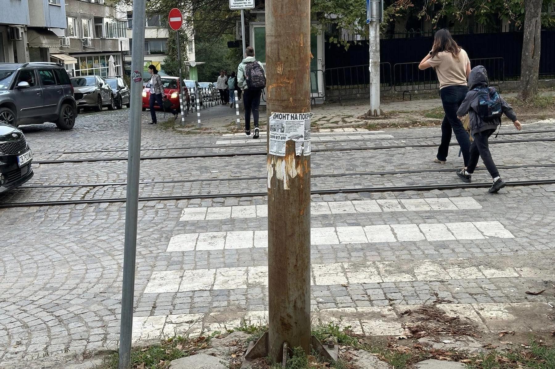 Софиянци: Пешеходна пътека на бул. Дж. Баучер трябва да бъде обезопасена
