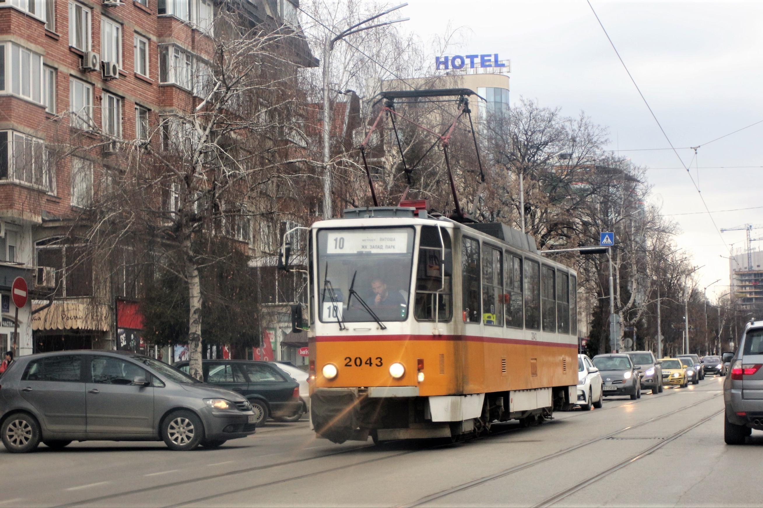 Заради ремонт: Променят маршрута на трамваи № 8 и 10 в София