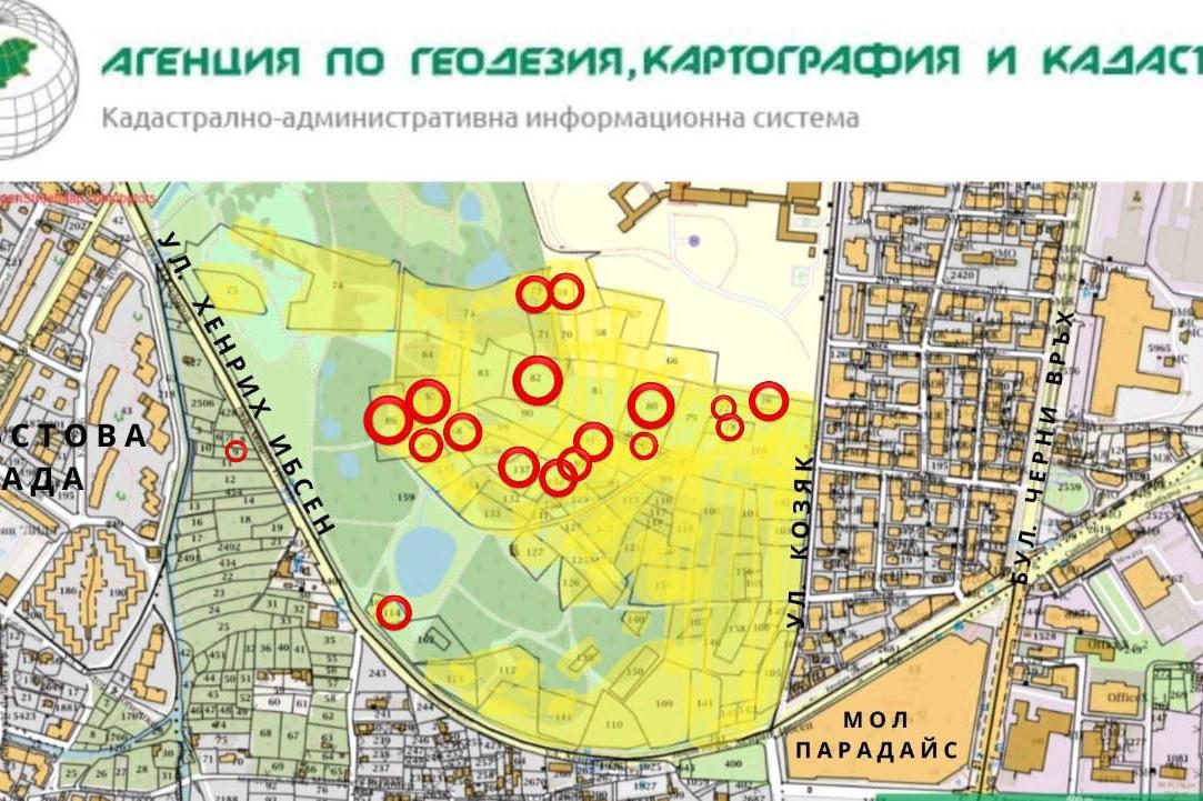 18 от 75 частни имота в Южния парк на София ще бъдат изкупени от Общината